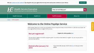 
                            12. Welcome to the Online Payslips Service - HSE.ie