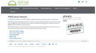 
                            12. Welcome to the PINES Network – Live Oak Public Libraries