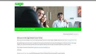 
                            11. Welcome to the Sage Global Career Center