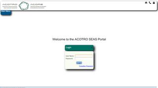 
                            1. Welcome to the SEAS Portal - Acotro