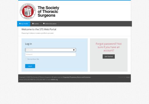 
                            3. Welcome to the STS Web Portal