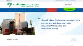 
                            2. Welcome to The Sutex Co-op. Bank Ltd.