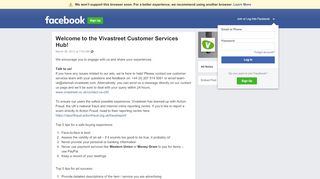 
                            10. Welcome to the Vivastreet Customer Services Hub! | Facebook