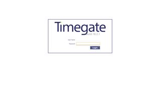 
                            7. Welcome to Timegate