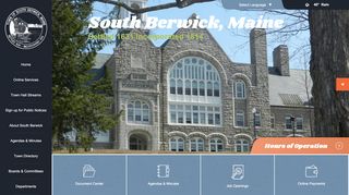 
                            7. Welcome to Town Of South Berwick, Maine