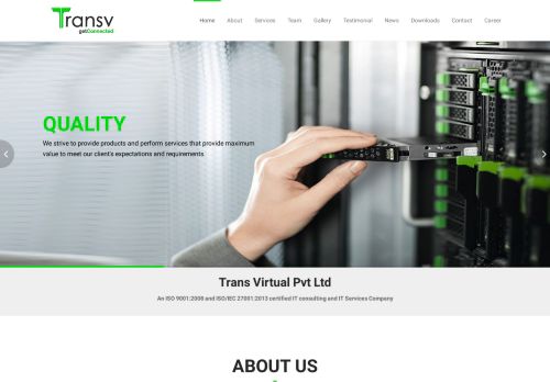 
                            7. Welcome to Trans Virtual Pvt Ltd