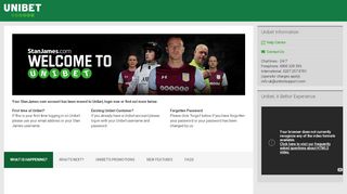 
                            1. Welcome to Unibet, StanJames.com!