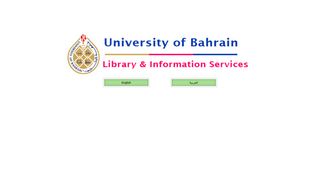 
                            7. Welcome to UoB Library