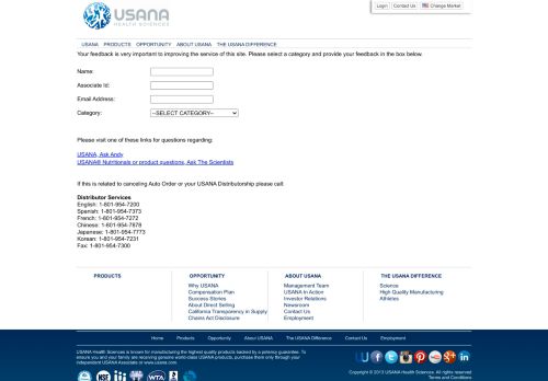 
                            5. Welcome to USANA.com!