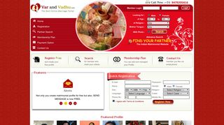 
                            4. Welcome to Var And Vadhu|Online Matrimonial Portal|Matrimonial ...