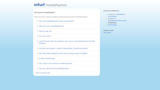 
                            2. Welcome to ViewMyPaycheck! - Intuit