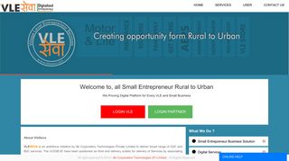 
                            3. Welcome to VLE SEVA | Free! Portal for Village Level Enterprises ...