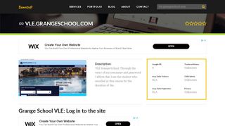 
                            11. Welcome to Vle.grangeschool.com - Grange School VLE: Log in to the ...