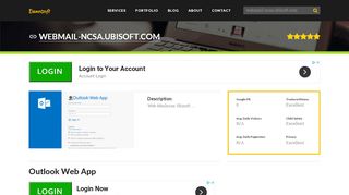 
                            4. Welcome to Webmail-ncsa.ubisoft.com - Outlook Web App