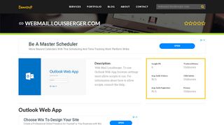 
                            4. Welcome to Webmail.louisberger.com - Outlook Web App