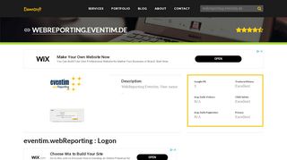 
                            6. Welcome to Webreporting.eventim.de - Eventim.webReporting : Logon