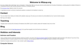 
                            4. Welcome to Wizzup.org