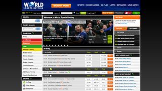 
                            5. Welcome to World Sports Betting - World Sports Betting - SA's Premier ...