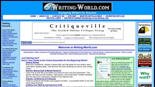 
                            7. Welcome to Writing-World.com!