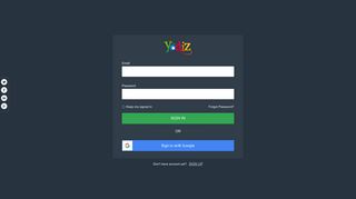 
                            1. Welcome to Yodiz - Login