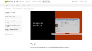 
                            10. Welcome to your inbox - Outlook - Office Support - Office 365