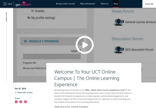 
                            9. Welcome to Your Online Campus | Online Learning Experience