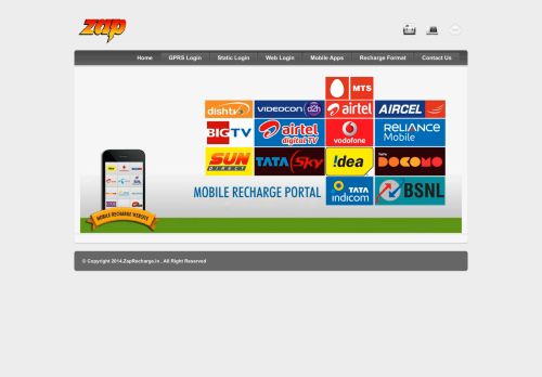 
                            1. Welcome to Zap Multi Recharge System