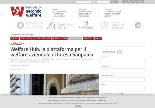 
                            3. Welfare Hub: la piattaforma per il welfare aziendale di Intesa Sanpaolo