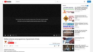 
                            11. Welfare schemes and programmes of government of India - YouTube