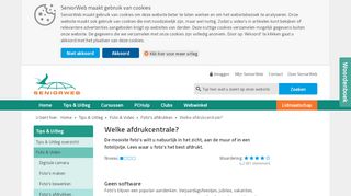 
                            10. Welke afdrukcentrale? | SeniorWeb