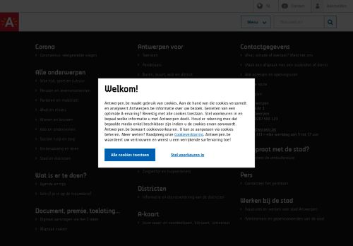 
                            1. Welkom | Antwerpen.be - Stad Antwerpen