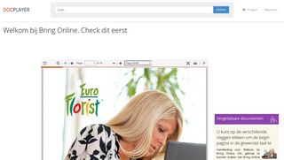 
                            5. Welkom bij Bring Online. Check dit eerst - PDF - DocPlayer.nl