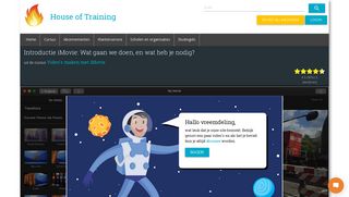 
                            4. Welkom bij deze cursus iMovie. Basisfunctionaliteit - House of Training