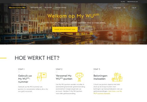 
                            8. Welkom bij het My WU®-programma | Nederlands | Western Union®
