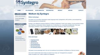 
                            1. Welkom bij Syntegro | Syntegro