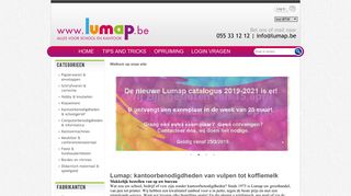 
                            3. Welkom in de Lumap webwinkel: bestel hier uw papier ...