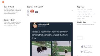 
                            11. well fuck it - devRant - A fun community for developers to connect over ...
