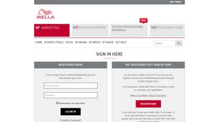 
                            11. Wella MyMarketing | Login