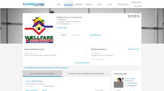 
                            11. Wellfare Group of Companies - Naukri.com