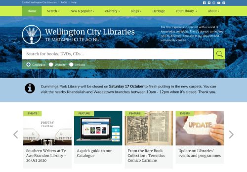 
                            8. Wellington City Libraries