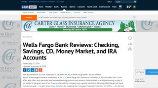 
                            13. Wells Fargo Bank Reviews: Checking, Savings, CD, Money Market ...