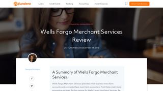 
                            12. Wells Fargo Merchant Services Review for 2019 - Fundera