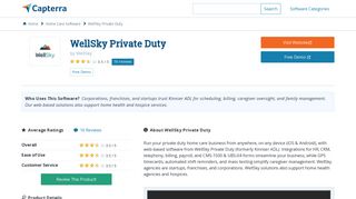 
                            12. WellSky Private Duty Reviews and Pricing - 2019 - Capterra