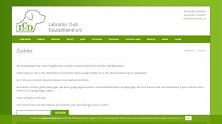 
                            11. Welpen - Labrador Club Deutschland eV - Züchter