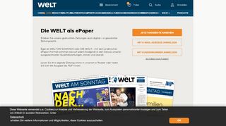 
                            5. WELT ePaper - Die WELT AM SONNTAG & DIE WELT als PDF