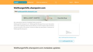 
                            13. Welthungerhilfe.sharepoint.com - Easycounter