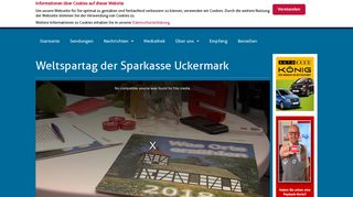 
                            4. Weltspartag der Sparkasse Uckermark - Uckermark TV