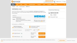 
                            10. WEMAG: Strompreise im Überblick - Verivox