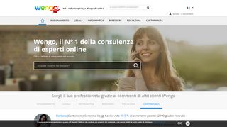 
                            2. Wengo: il consiglio di esperti per telefono, online e per e-mail.