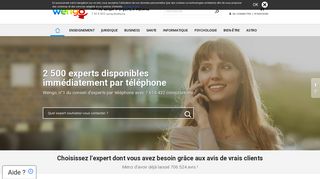 
                            3. Wengo, le conseil de Professionnels en ligne par téléphone et email